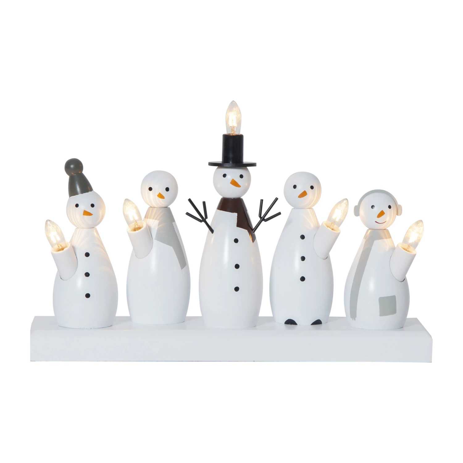 Star Trading Bougeoir De L'avent Snowman 3 Star Trading Bougeoir De L'avent Snowman