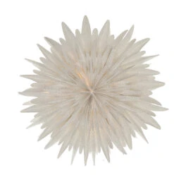 Étoile De L'avent Blanche à Pois Luna