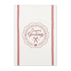 Lexington Torchon Seasons Greetings Printed 50x70 Cm