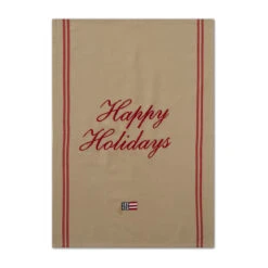 Lexington Torchon Happy Holidays Embroidered 50x70 Cm