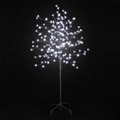 Arbre Lumineux 200 Fleurs LED Blanches -Noël Décoration Magasin arbre lumineux 200 fleurs led blanches 2
