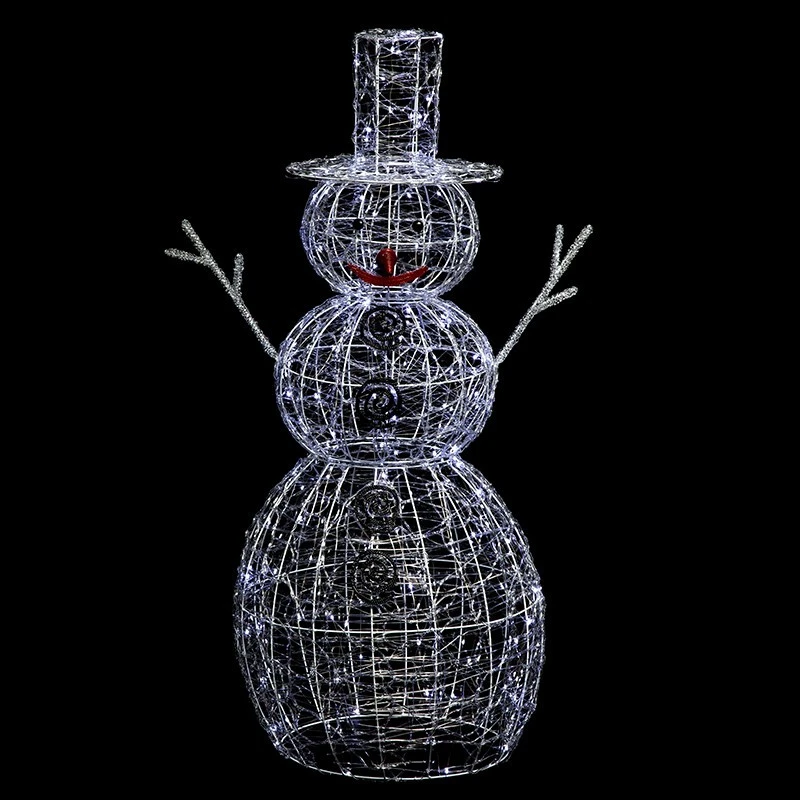 Bonhomme De Neige 120 Cm Lumineux Extérieur 3 Bonhomme De Neige 120 Cm Lumineux Extérieur
