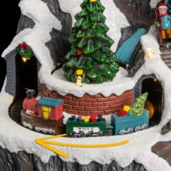 Déco Noël Chalet Montagne Piles Lumineux Animé Musical 7 Déco Noël Chalet Montagne Piles Lumineux Animé Musical -Noël Décoration Magasin deco noel chalet montagne piles lumineux anime musical 2