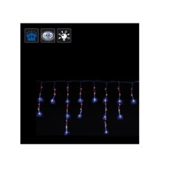 Noël Décoration Magasin -Noël Décoration Magasin guirlande rideau stalactite 252 ampoules leds multicolores 1