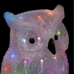 Hibou Lumineux 60 LED -Noël Décoration Magasin hibou lumineux 60 led 2