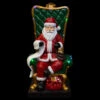 Père-Noël Sur Son Fauteuil 106 Cm Lumineux -Noël Décoration Magasin pere noel sur son fauteuil 106 cm lumineux