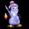 Pingouin Lumineux LED Extérieur H25 Cm -Noël Décoration Magasin pingouin lumineux led exterieur h25 cm