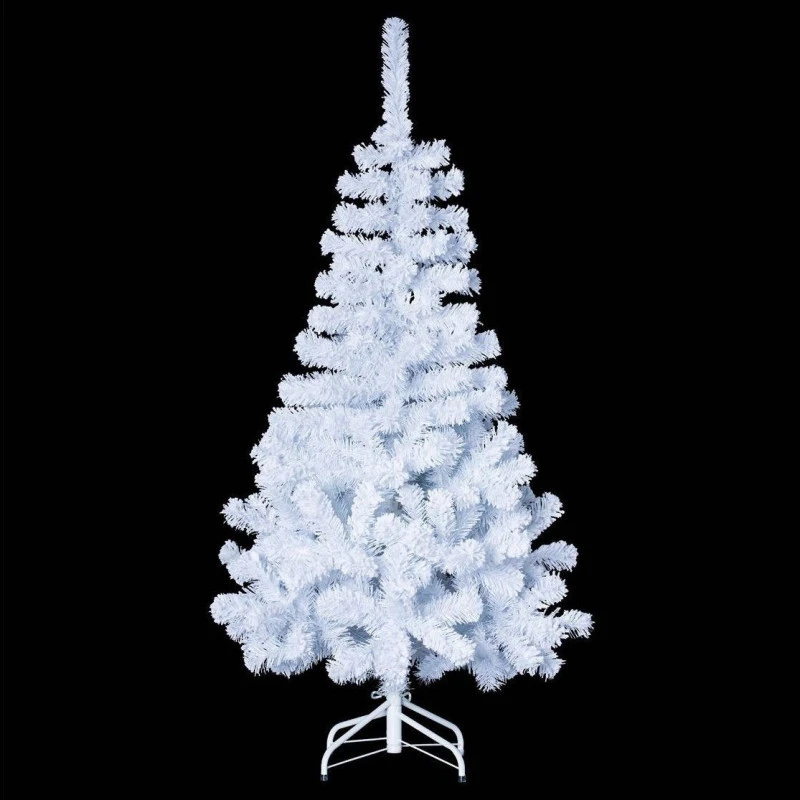 Sapin 150 Cm Blanc 100% Floqué 3 Sapin 150 Cm Blanc 100% Floqué