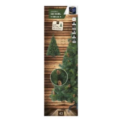 Sapin De Noël 150 Cm Vert Majestic Pommes De Pin -Noël Décoration Magasin sapin de noel vert majestic 150 cm avec pommes de pin 2