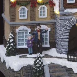 Village De Noël Animé, Lumineux Et Musical Gare Centrale -Noël Décoration Magasin village de noel anime lumineux et musical gare du centre 1 2