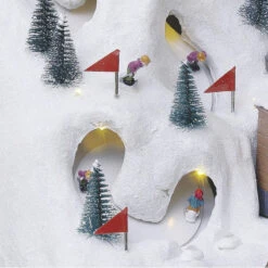 Village De Noël Animé, Lumineux Et Musical Piste De Ski Montagne 11 Village De Noël Animé, Lumineux Et Musical Piste De Ski Montagne -Noël Décoration Magasin village de noel anime lumineux et musical piste de ski montagne 4