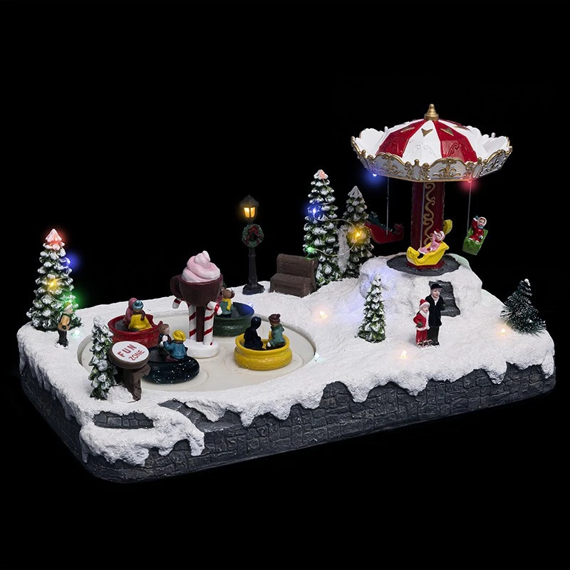 Village De Noël Parc D'attractions Lumineux Et Animé 3 Village De Noël Parc D'attractions Lumineux Et Animé