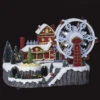 Village De Noël Roue Du Père Noël Animé Et Lumineux 1 Village De Noël Roue Du Père Noël Animé Et Lumineux -Noël Décoration Magasin village de noel roue du pere noel anime et lumineux
