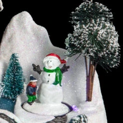 Village De Noël Traineau + Maison + Bonhomme De Neige -Noël Décoration Magasin village de noel traineau maison bonhomme de neige 1 2